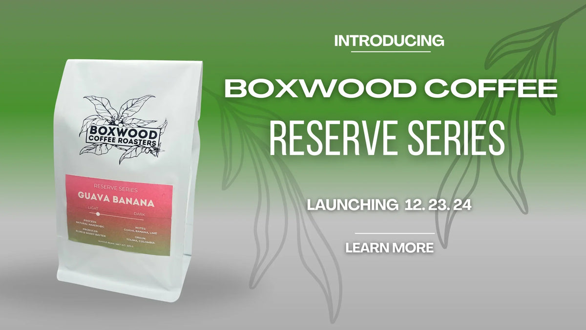 Introducing the Boxwood Reserves Series: Specialty Coffee, Redefined