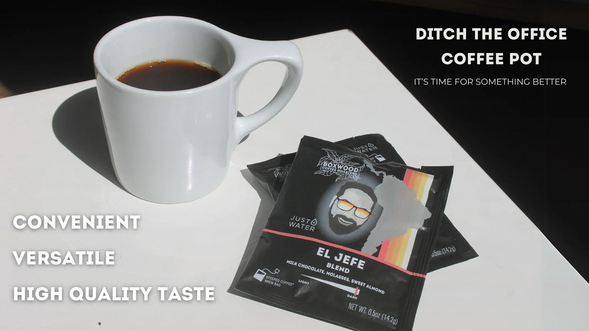 Boxwood Coffee Roasters & Steeped Coffee: Convenient Specialty Coffee - Anytime, Anywhere!