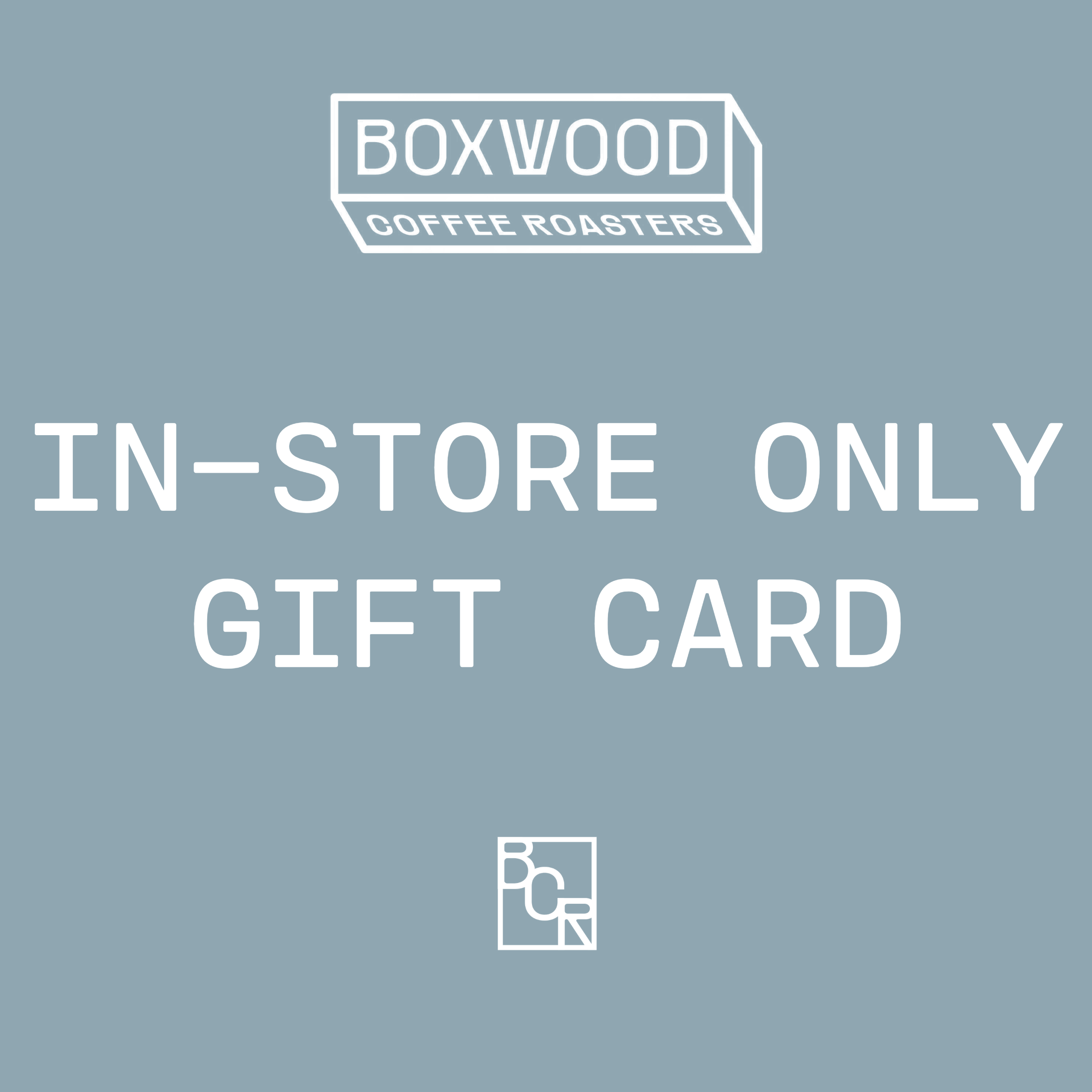 Boxwood - In Store ONLY - Giftcard